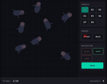 Animal Behavioral Tracking sequence
