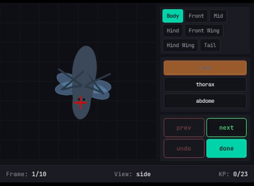 Animal Limb Tracking sequence